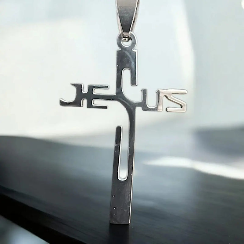 Colar Corrente Aço Inox 316L - Jesus | Dom Conrado