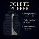 Colete Puffer Masculino Impermeável Corta Vento - Bronte | Dom Conrado