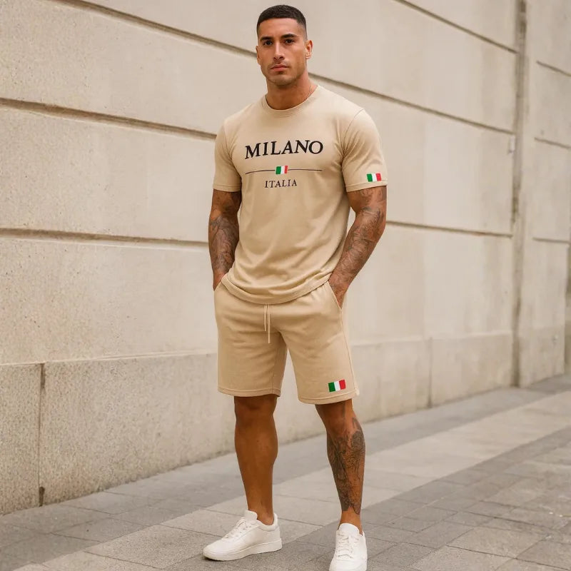 Conjunto Masculino Camiseta + Short – Milano | Dom Conrado