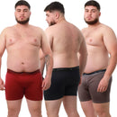 Cueca Boxer Plus Size - Kit 3 Cuecas de Microfibra - HM | Dom Conrado