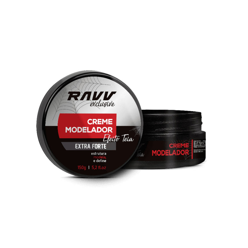 Creme Pomada Modeladora Premium Extra Forte Barba e Cabelo 150g - RAVV | Dom Conrado