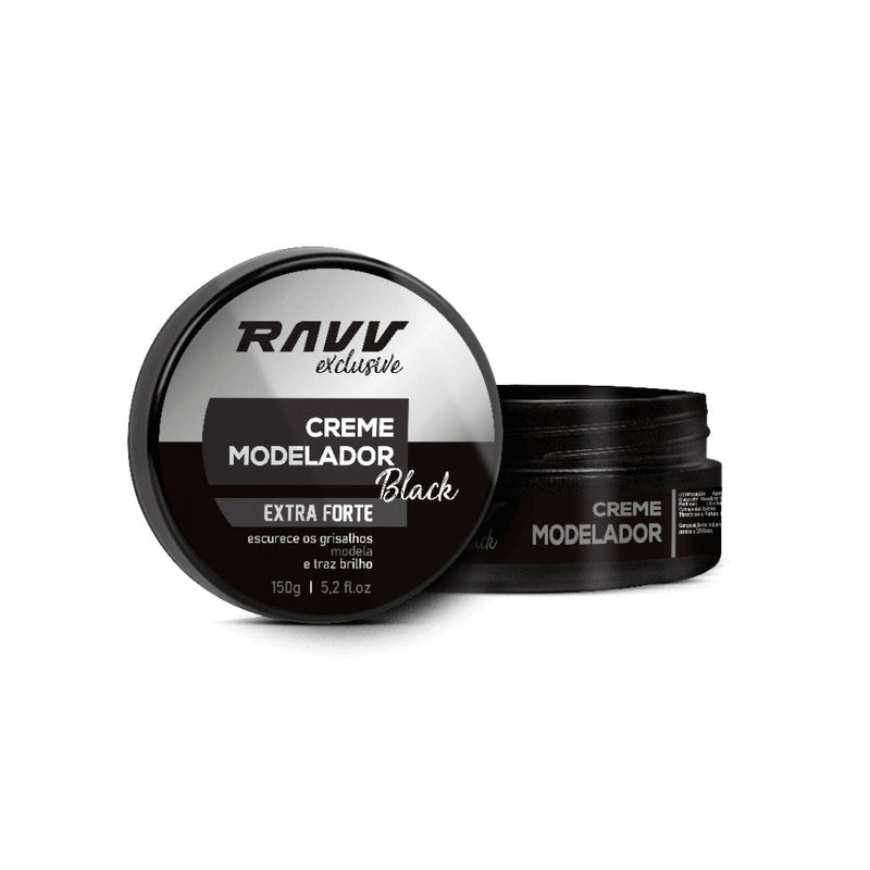 Creme Pomada Modeladora Premium Extra Forte Barba e Cabelo 150g - RAVV | Dom Conrado