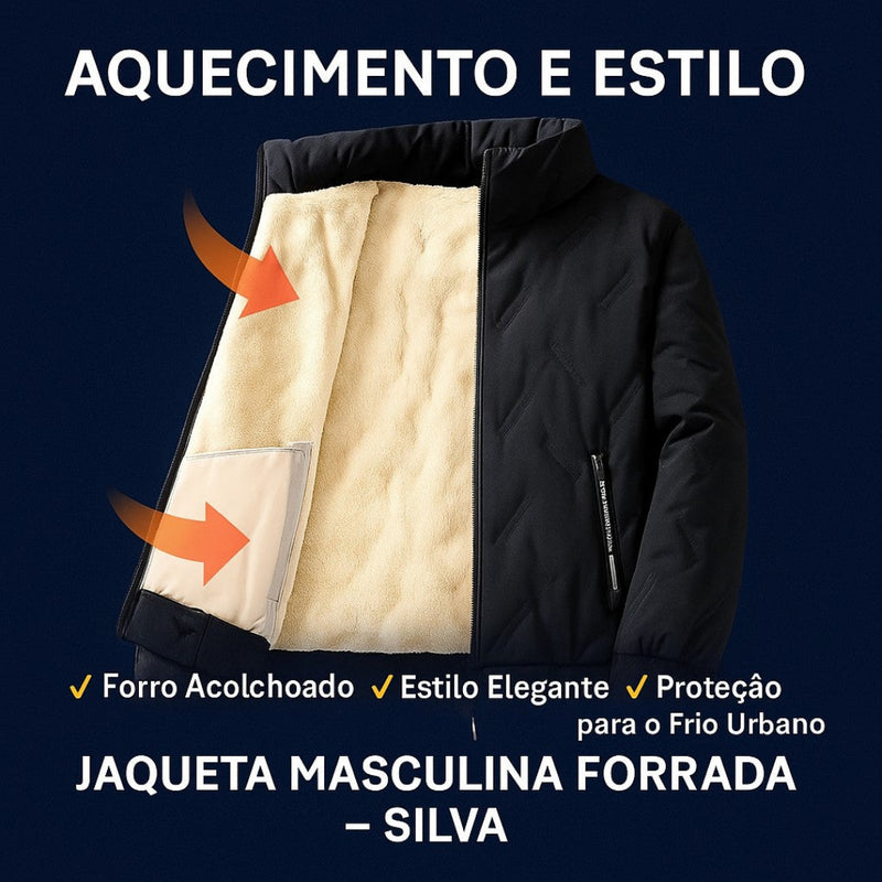 Jaqueta Masculina Forrada - Silva | Dom Conrado