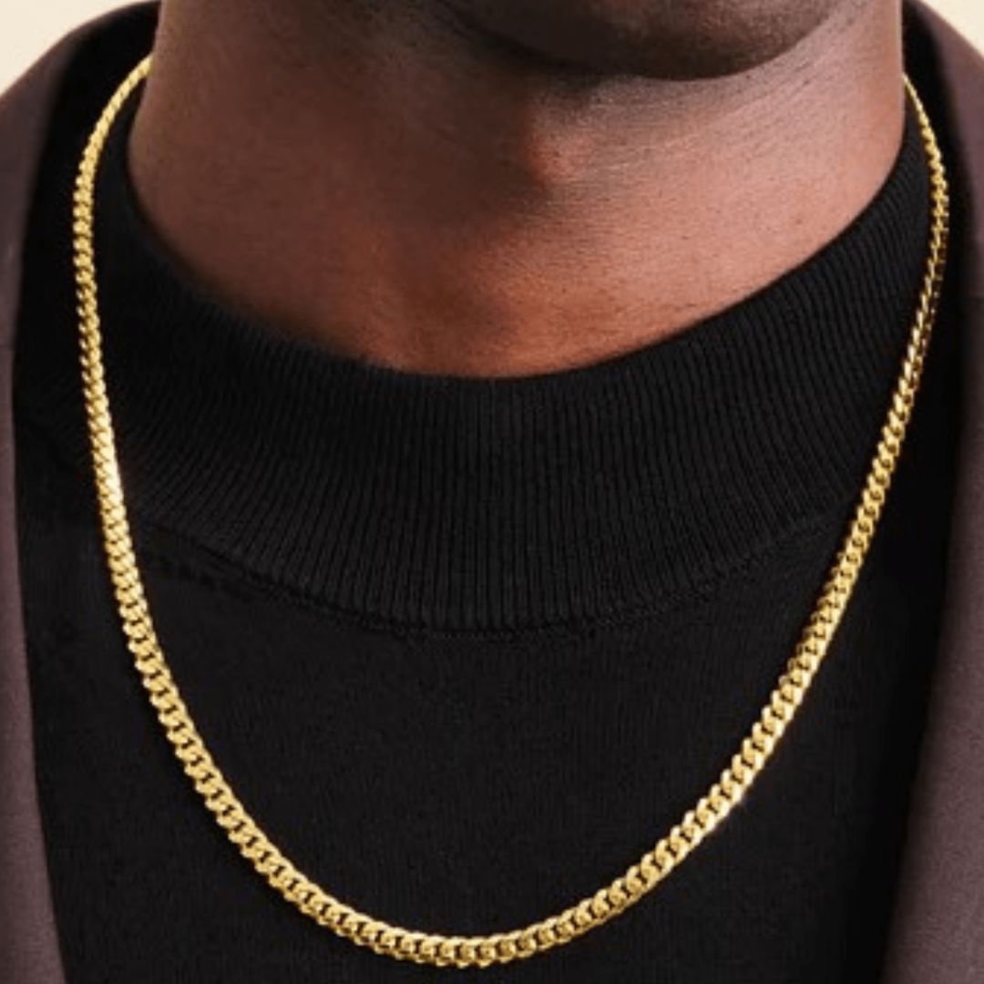 Conjunto Pulseira e Colar Masculino Aço Inox 316L - InterPrime | Dom Conrado