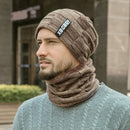 Kit Inverno Masculino - Touca e Cachecol Forrados com Fleece | Dom Conrado