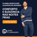Pijama Masculino Algodão de Inverno - Patrick | Dom Conrado