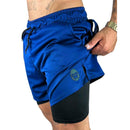 Short Bermuda Masculina 2 em 1 Térmica Esportiva - Hisoka | Dom Conrado