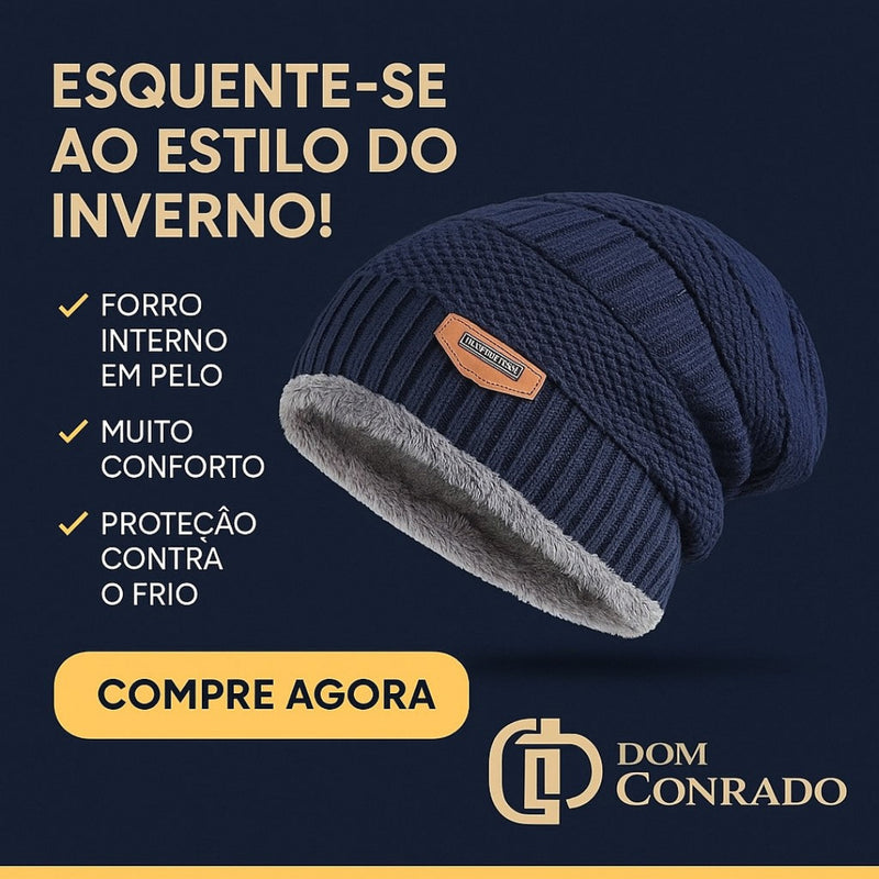 Touca Gorro Masculino Peluciado - Winter | Dom Conrado