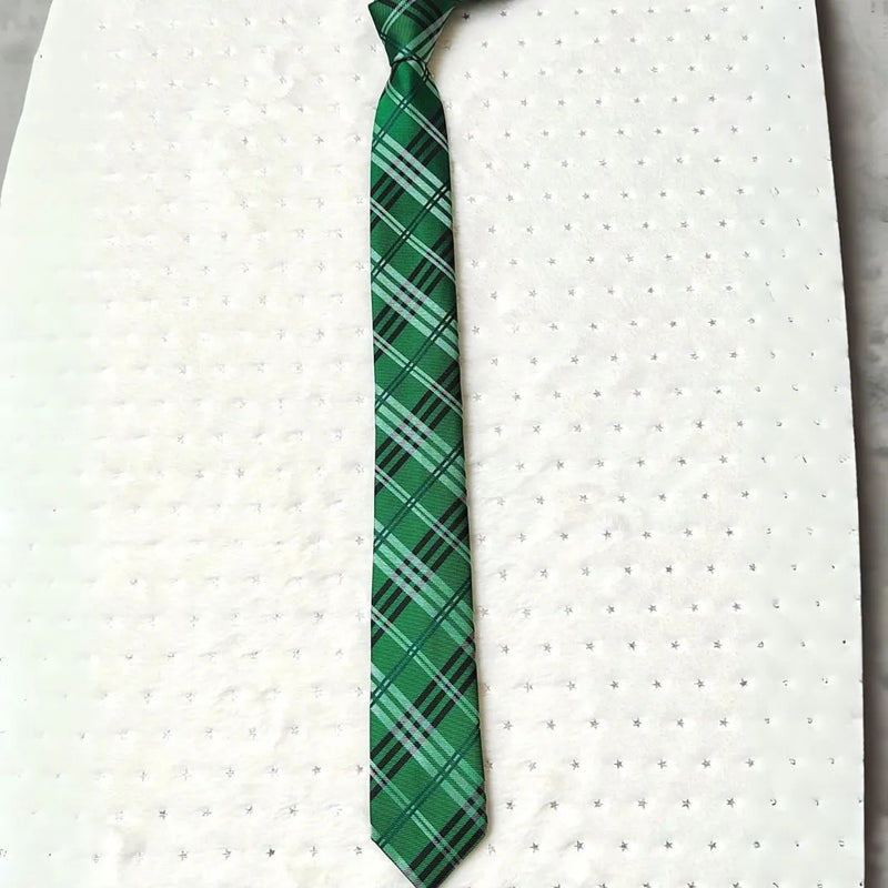 Gravata Social Masculina Xadrez Gregory - Estilo e Conforto para o Homem Moderno