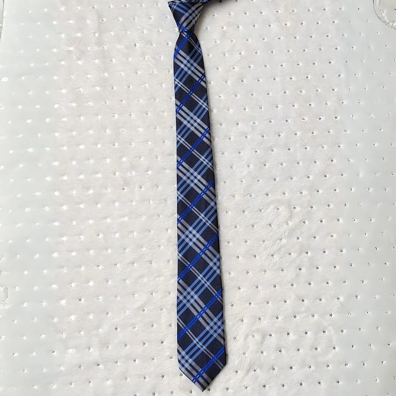 Gravata Social Masculina Xadrez Gregory - Estilo e Conforto para o Homem Moderno