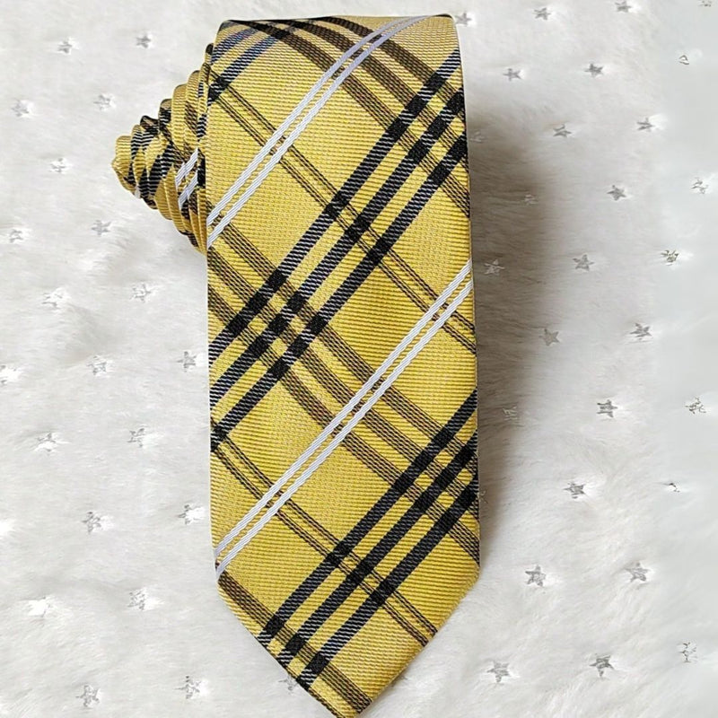 Gravata Social Masculina Xadrez Gregory - Estilo e Conforto para o Homem Moderno