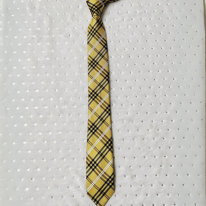 Gravata Social Masculina Xadrez Gregory - Estilo e Conforto para o Homem Moderno