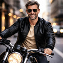 Jaqueta Masculina Courino Impermeável com Punho em PU – Dom Conrado