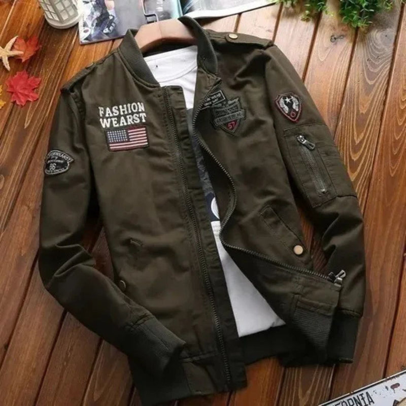 Jaqueta Masculina Estilo Militar Força Aérea - John Florenzi | Dom Conrado