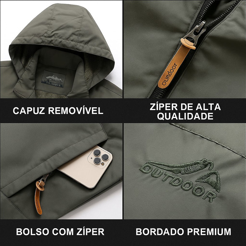 Jaqueta Tática Masculina Impermeável - Mercy | Dom Conrado