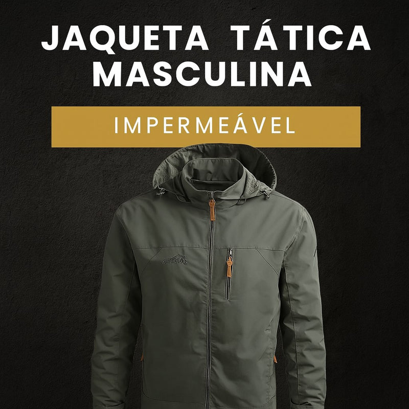 Jaqueta Tática Masculina Impermeável - Mercy | Dom Conrado
