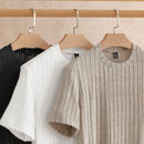 Kit 3 Camisetas Masculina Canelada de Gola Redonda - GoldBerg | Dom Conrado