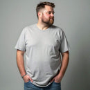 Kit 4 Camisetas Masculinas Plus Size Básicas Lisa 100% Algodão Gola Redonda – RoyalMen