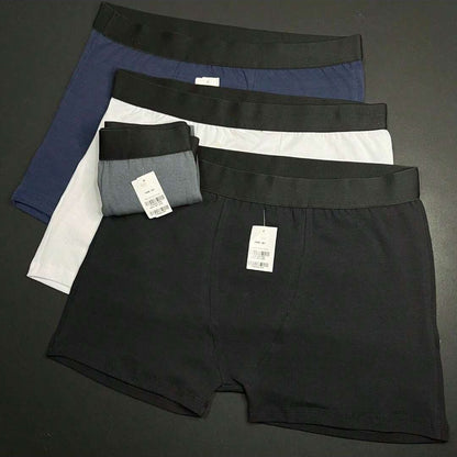 Kit 5 Cuecas Boxer Masculinas de Algodão