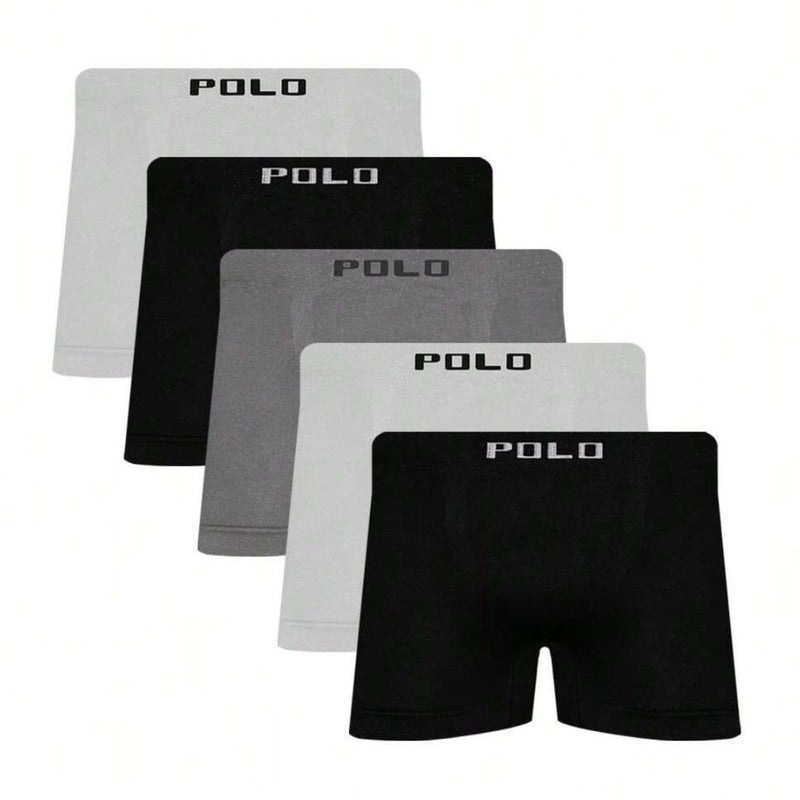 Kit 5 Cuecas Box Microfibra - PoloPrime | Dom Conrado