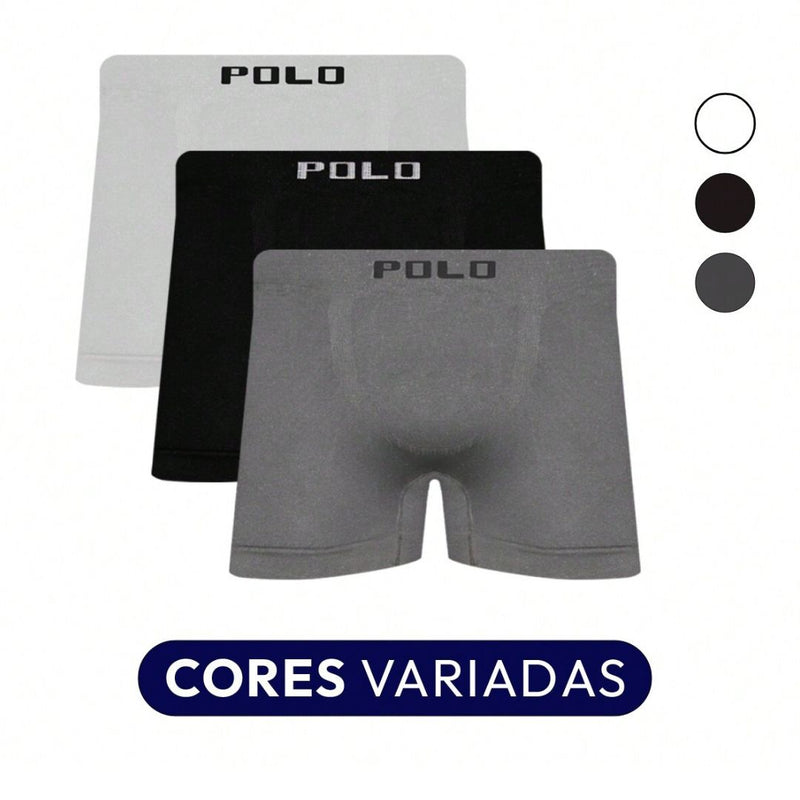 Kit 5 Cuecas Box Microfibra - PoloPrime | Dom Conrado