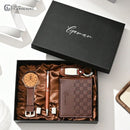 Kit Acessórios Masculino de Luxo – Elegância e Sofisticação em Couro Premium