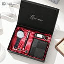 Kit Acessórios Masculino de Luxo – Elegância e Sofisticação em Couro Premium