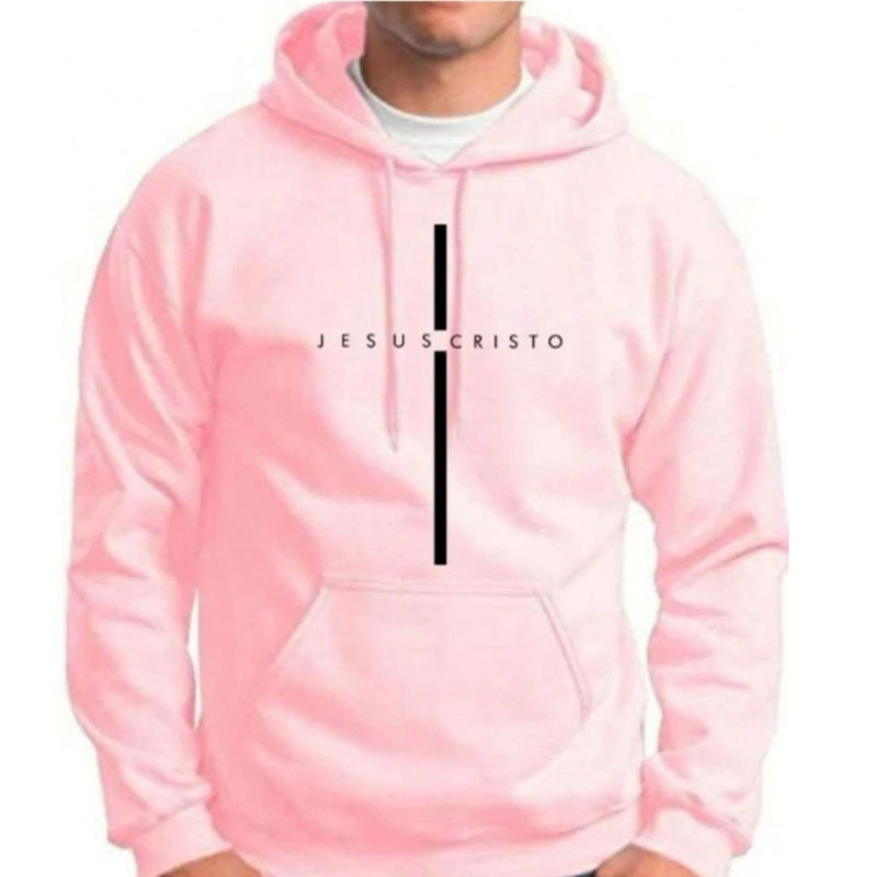 Moletom Masculino Estampado "Jesus Cristo" - Fé, Estilo e Conforto | Dom Conrado