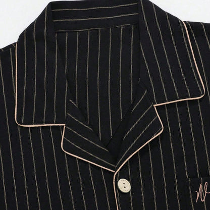 Pijama Masculino de Luxo em Malha Respirável com Botões - Nostrade | Dom Conrado