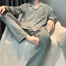 Pijama Masculino de Luxo em Malha Respirável com Botões - Nostrade | Dom Conrado