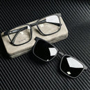 Armação para Óculos Masculino 2 em 1 - Óculos de Grau e de Sol - PeanBody | Dom Conrado