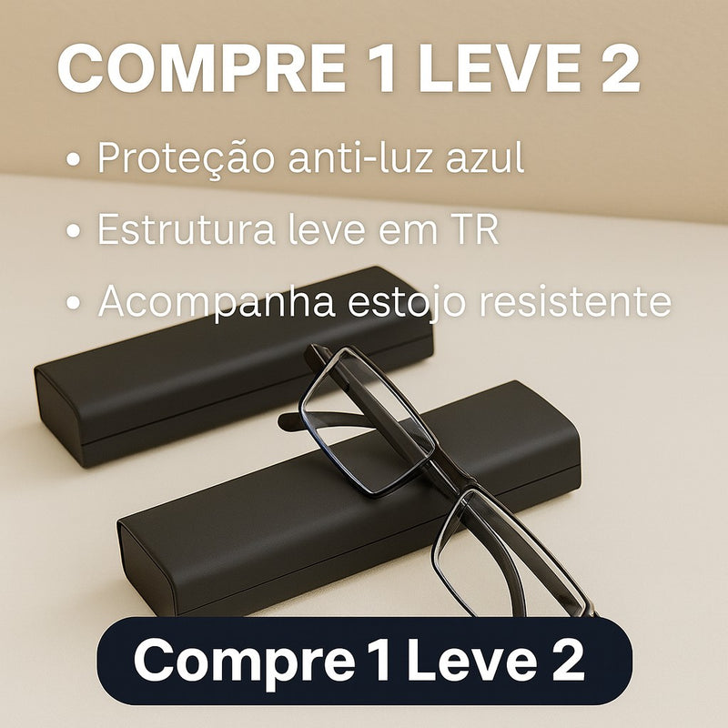 Óculos de Leitura TR90 Deluxe - Compre 1 Leve 2 | Dom Conrado