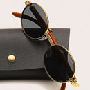 Óculos de Sol Masculino Oval de Luxo - Meruen