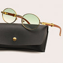 Óculos de Sol Masculino Oval de Luxo - Meruen