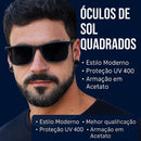 Óculos de Sol Masculino Quadrado - Gin | Dom Conrado
