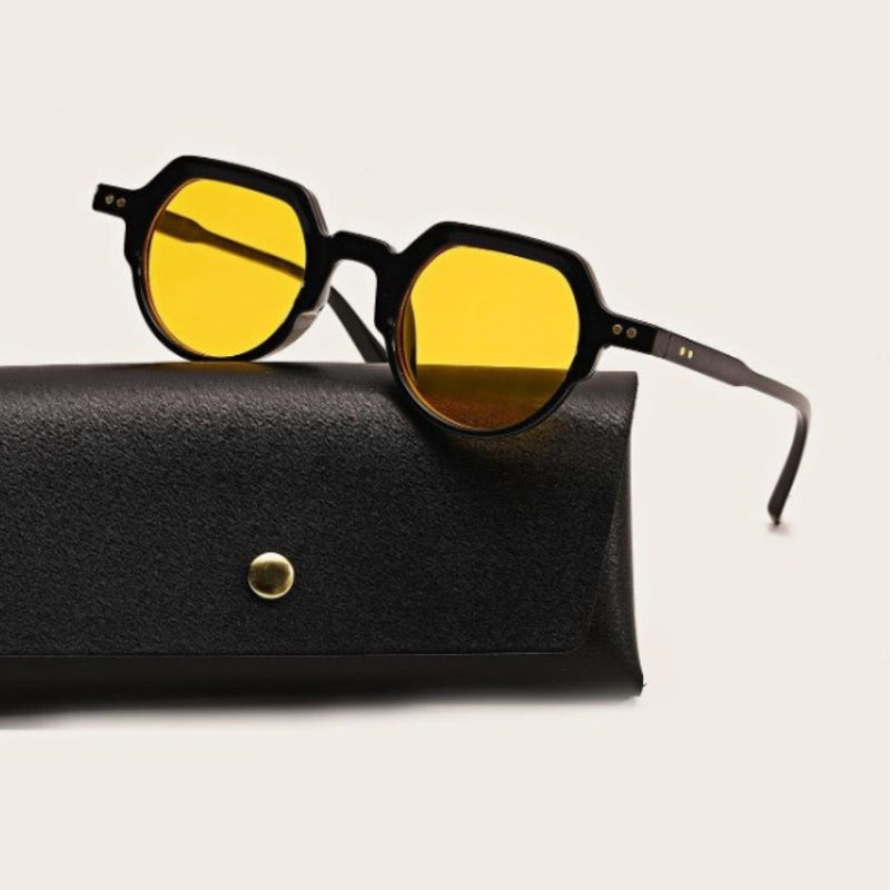 oculos Masculino Moda Vintage com Armacao Geometrica - Dom Conrado