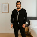 Pijama Inverno Masculino Plus Size Blusa Manga Longa e Calça- Conforto e Estilo para os Dias Frios | Dom Conrado