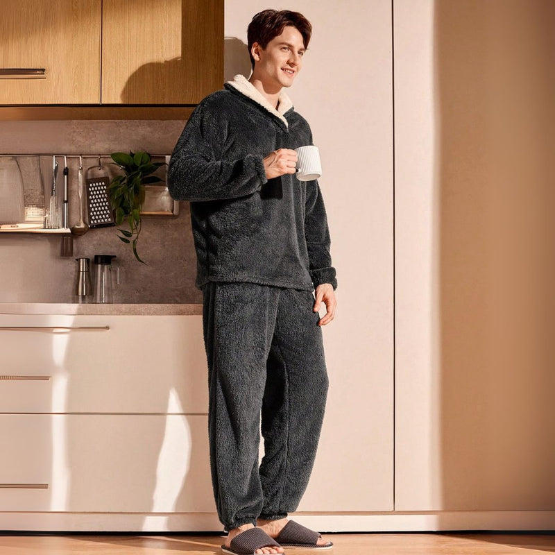 Pijama Masculino de Inverno Peluciado - Plush | Dom Conrado