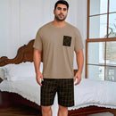 Pijama Masculino Plus Size Conjunto Camiseta e Shorts - HomemConforto | Dom Conrado