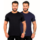 Kit 2 Camisetas Masculinas Básicas Premium - Algodão Egipcio