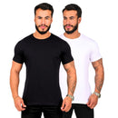 Kit 2 Camisetas Masculinas Básicas Premium - Algodão Egipcio