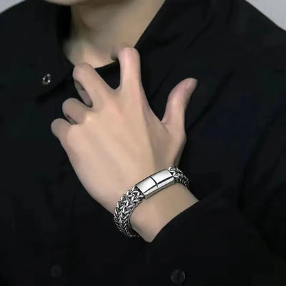 Pulseira Masculina Aço Inoxidável - George