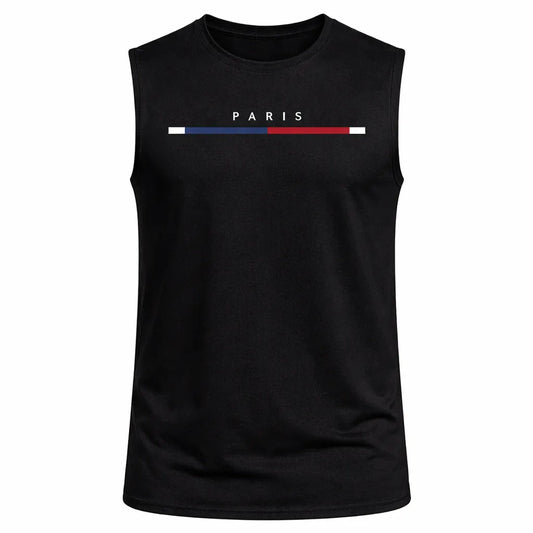 Regata Masculina Paris - 100% Algodão Premium e Modelagem Urbana