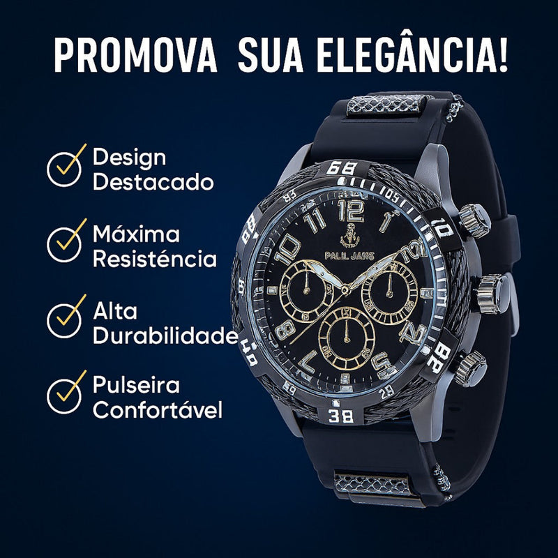 Relógio Masculino de Metal - Prime Gon | Dom Conrado