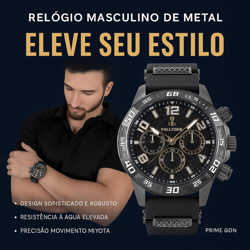 Relógio Masculino de Metal - Prime Gon | Dom Conrado