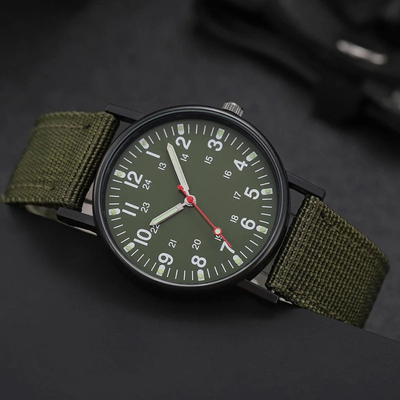 Relógio Masculino de Luxo com Pulseira de Nylon - Vanguard | Dom Conrado