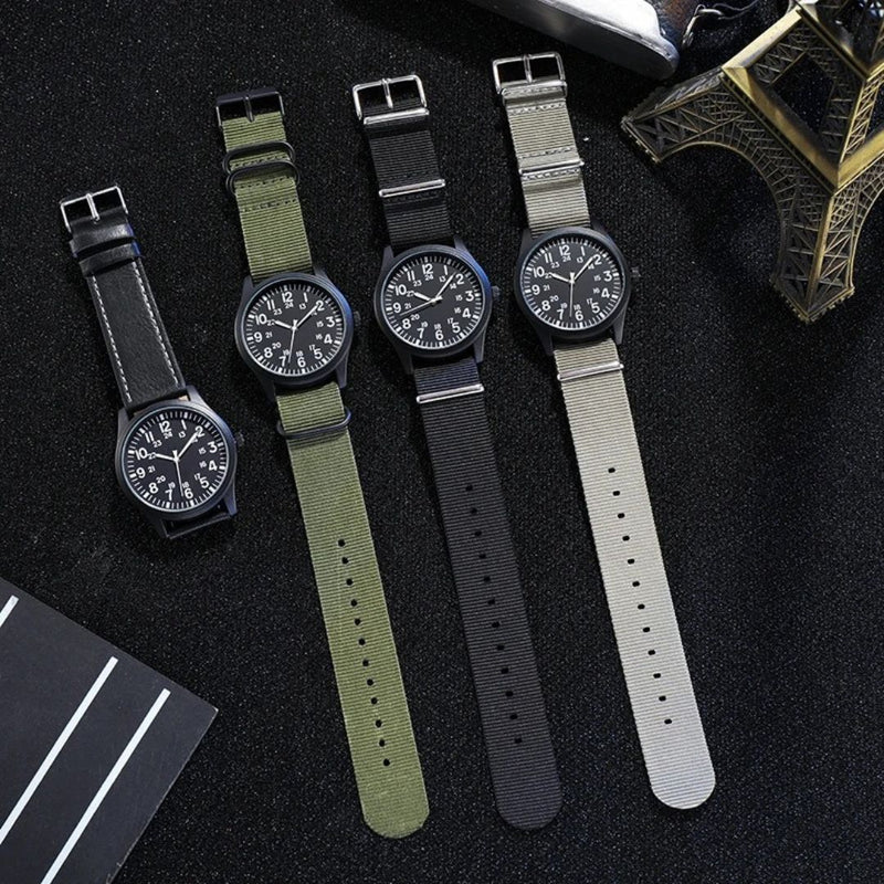 Relógio Masculino de Luxo com Pulseira de Nylon - Vanguard | Dom Conrado