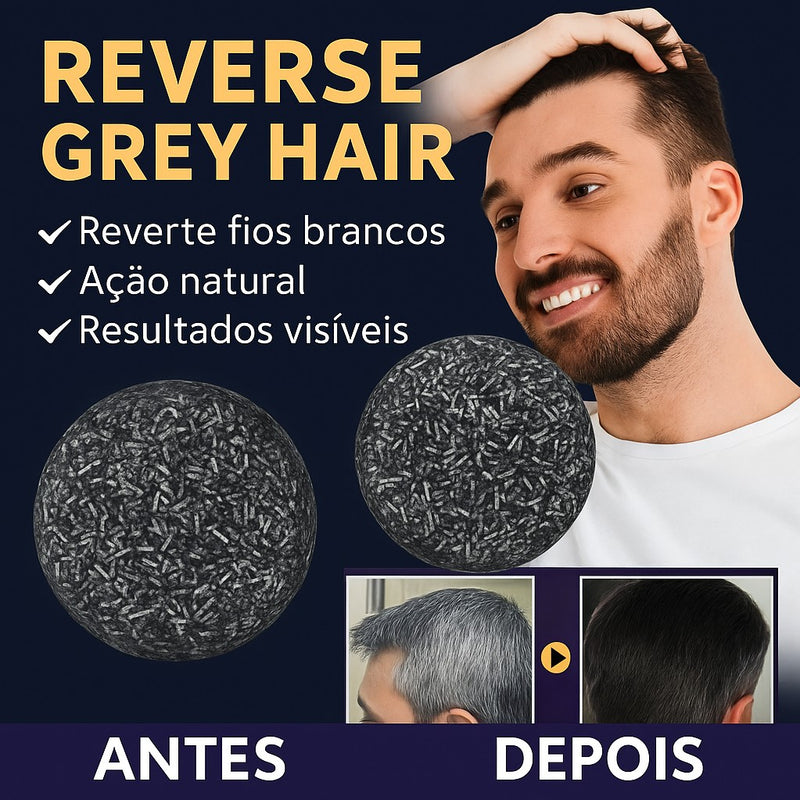 Sabonete Reversor de Fios Brancos Original – Grey Reverse Bar | Dom Conrado