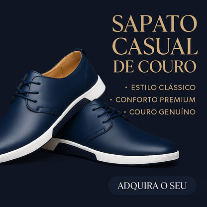 Sapato Casual Masculino de Couro - Krollo | Dom Conrado