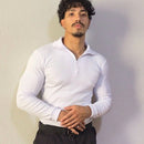 Suéter Gola Polo com Zíper - Clássico Italiano | Dom Conrado